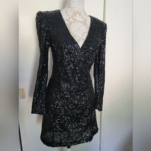 Bebe, sequin party dress